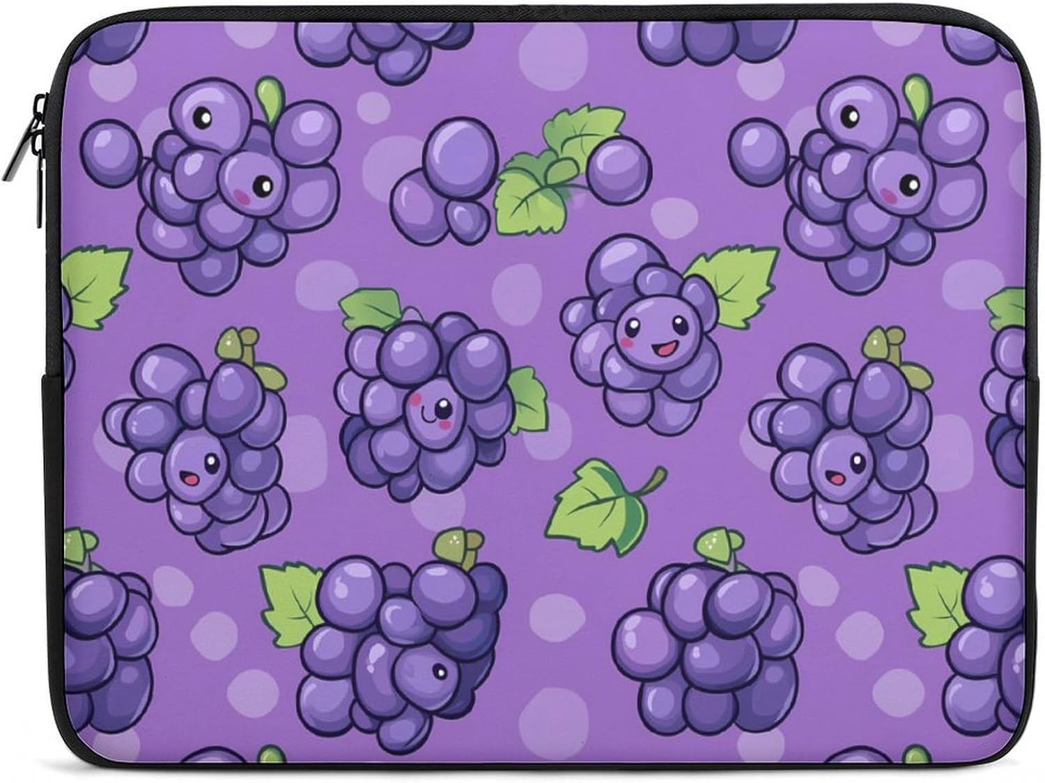 Cute Grape Pattern Fashion Laptop Bag Carrying Briefcase Computer Sleeve for Notebook Ultrabook