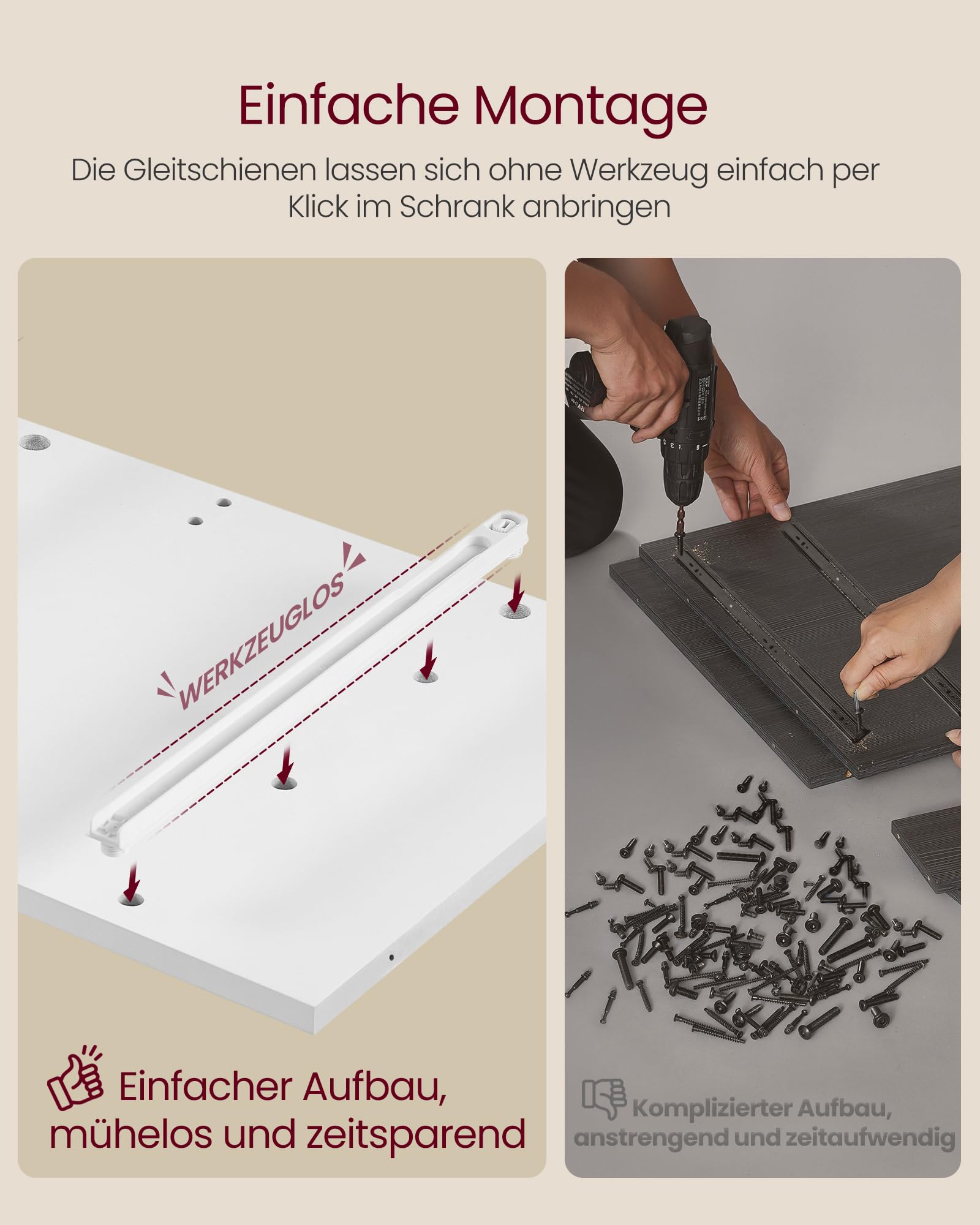 VASAGLE Badezimmerschrank, Badschrank, stehend, mit Tür, Steckdosenleiste, Schubladen, Schrank für Toilettenpapier, Toilettenschrank, verstellbare Ablagen, 30 x 60 x 100 cm, wolkenweiß BBC775W03