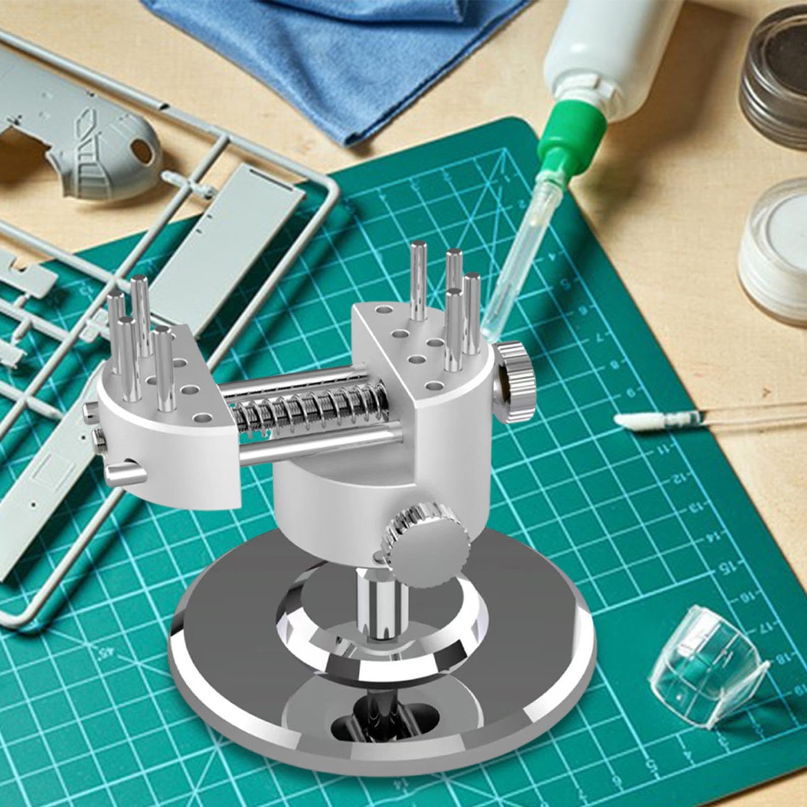 Mini Morsa Da Banco Universale per Piano di Lavoro per Progetti Fai Da Te E Artigianato, Lucidatura