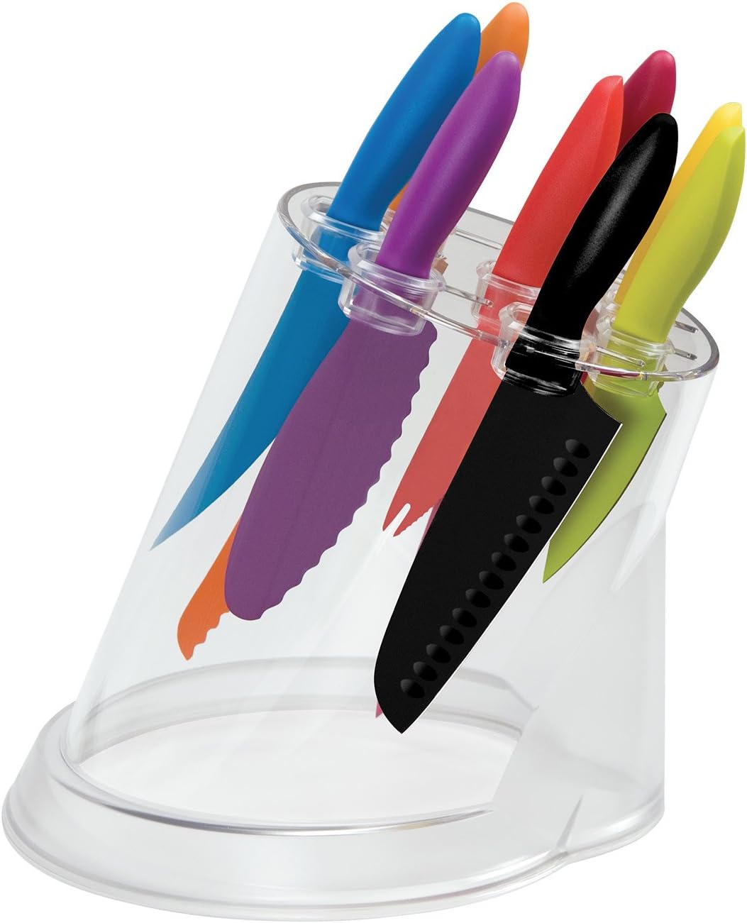 Kai Pure Komachi 9 Piece Block Set with Bonus 4 Piece Steak Knife Set, Multicolor