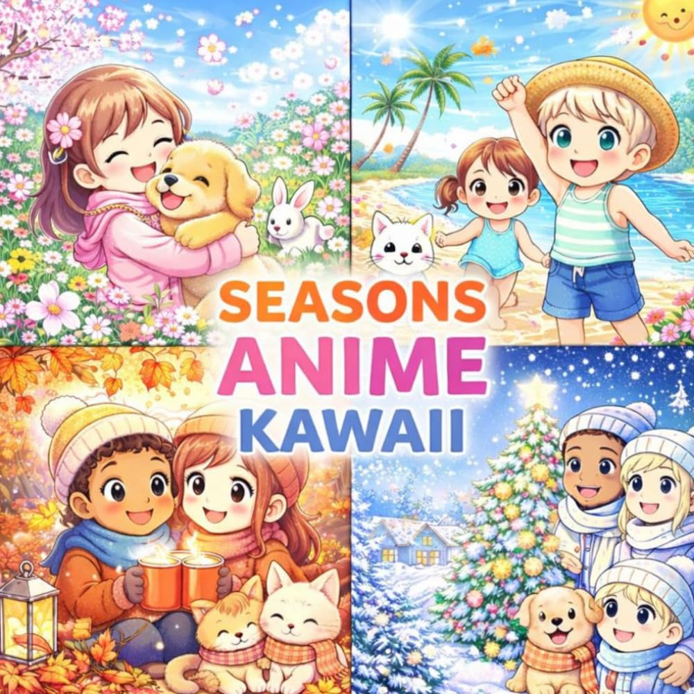 Seasons Anime Kawaii: Un viaggio kawaii attraverso le quattro stagioni da vivere a colori