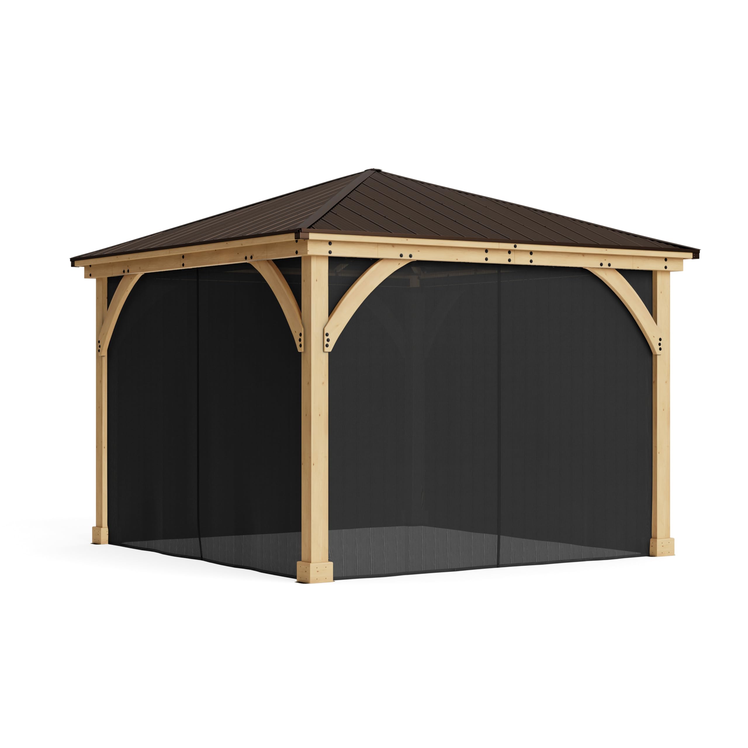 yardistry 12' x 12' meridian mosquito mesh