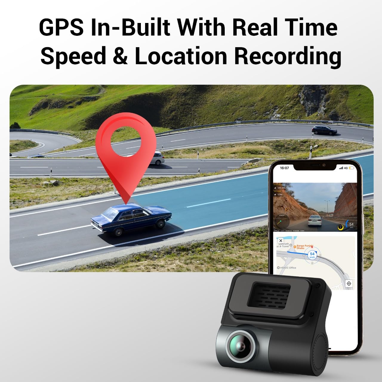 Wyve® S760 5K & 2K Dual Channel Car Dash Camera, 2592P Front & 1440P Rear, STARVIS IMX415 Sensor, 3.16'' Display,GPS Logger, ADAS, F1.75,140° 7G Lens,3D-DNR,5GHz WiFi,Parking Mode,Supports Upto 512GB 3