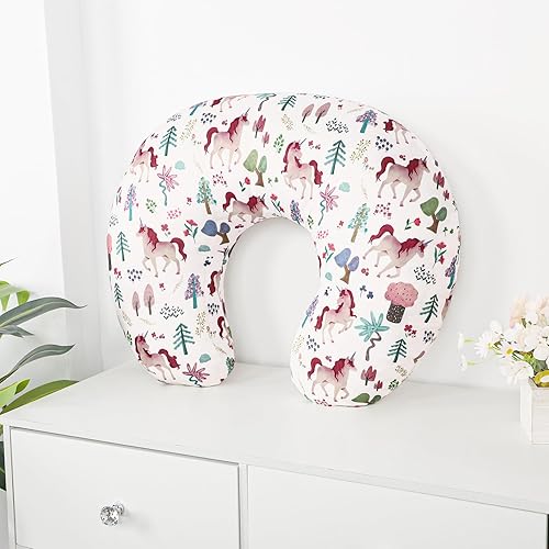 Miniatura 6 de Funda de almohada de lactancia, funda de almohada elástica y suave para bebés niños y niñas, fundas de almohada de lactancia materna para bebés