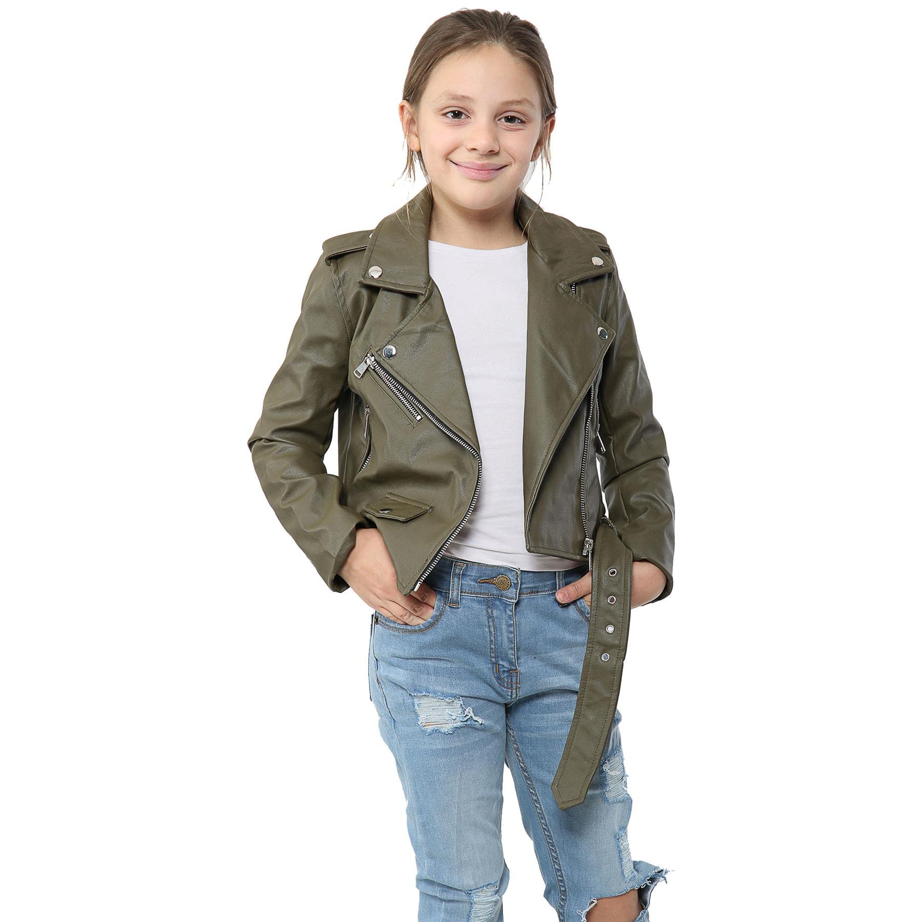 ジャケット・アウター student Fake Leather Zip Jacket LEATHER ZIP SHORT JACKET – sign | サイン