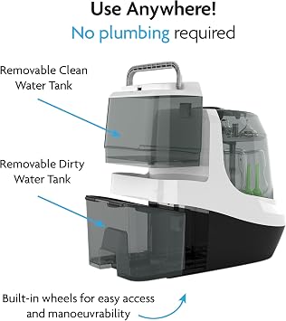 Baby Brezza Baby Bottle Washer Pro - Clinically Proven Better Cleaning - Washer, Steriliser + Dryer in One Appliance for Essentials Like Bottles + Pump Parts – Machine Replaces Brushes + Racks White