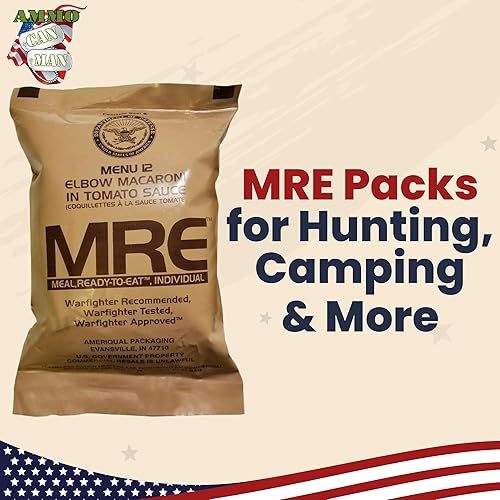 Miniatura 2 de Ammo Can Man Militares  Inspección MRE 2024  Elige un menú  Comidas nutricionales completas para soldados  Larga vida útil  Comidas listas para