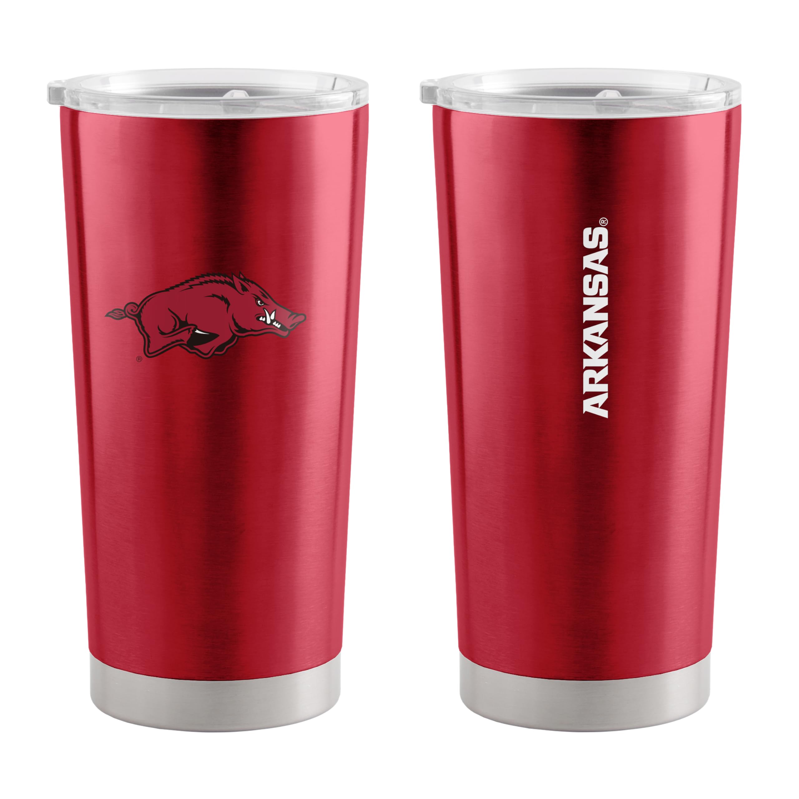 Logo Brands 20 oz Powder Coat Tumbler- Insulated Tumbler with Lid for Water, Iced Tea or Coffee, Smoothie and More