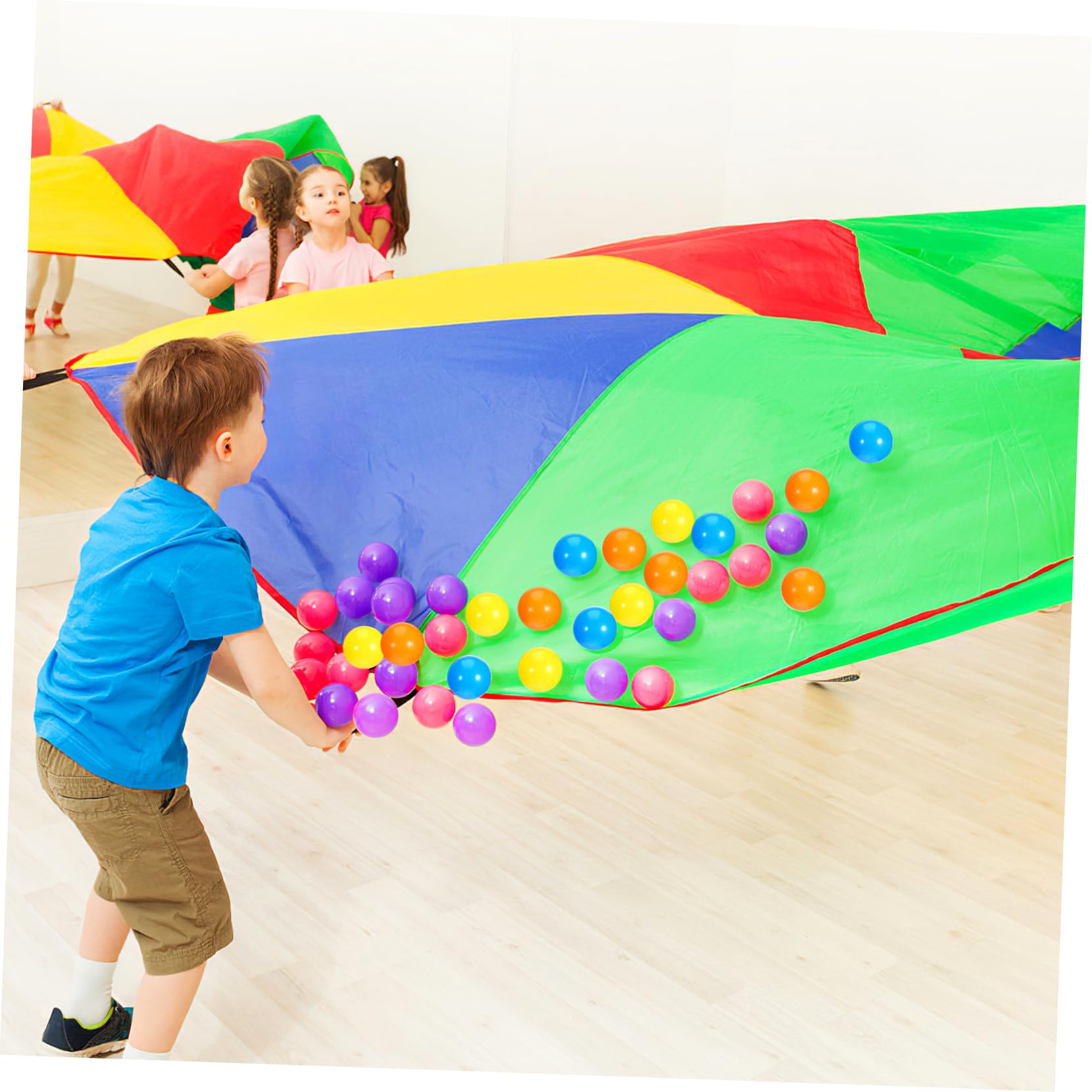 TOYANDONA 100 Piezas Bolas Oceánicas Infantiles de Coloridas y Reutilizables para Piscina y Piscina de Bolas Divertido para Fiestas y Parques Recreativos Color Aleatorio