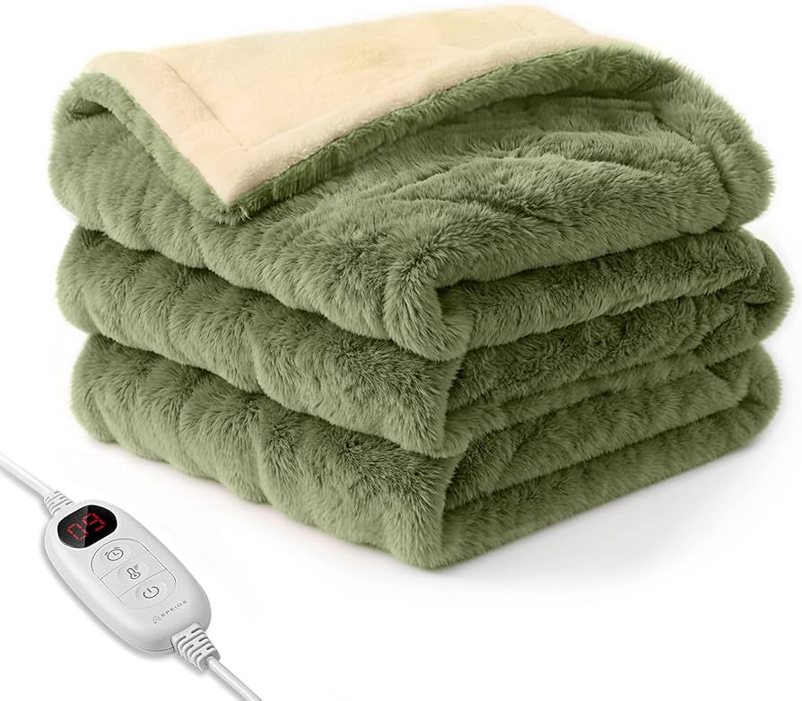 Amazon.co.jp : エペイオス(Epeios) 電気毛布 敷き 掛け 188x130cm