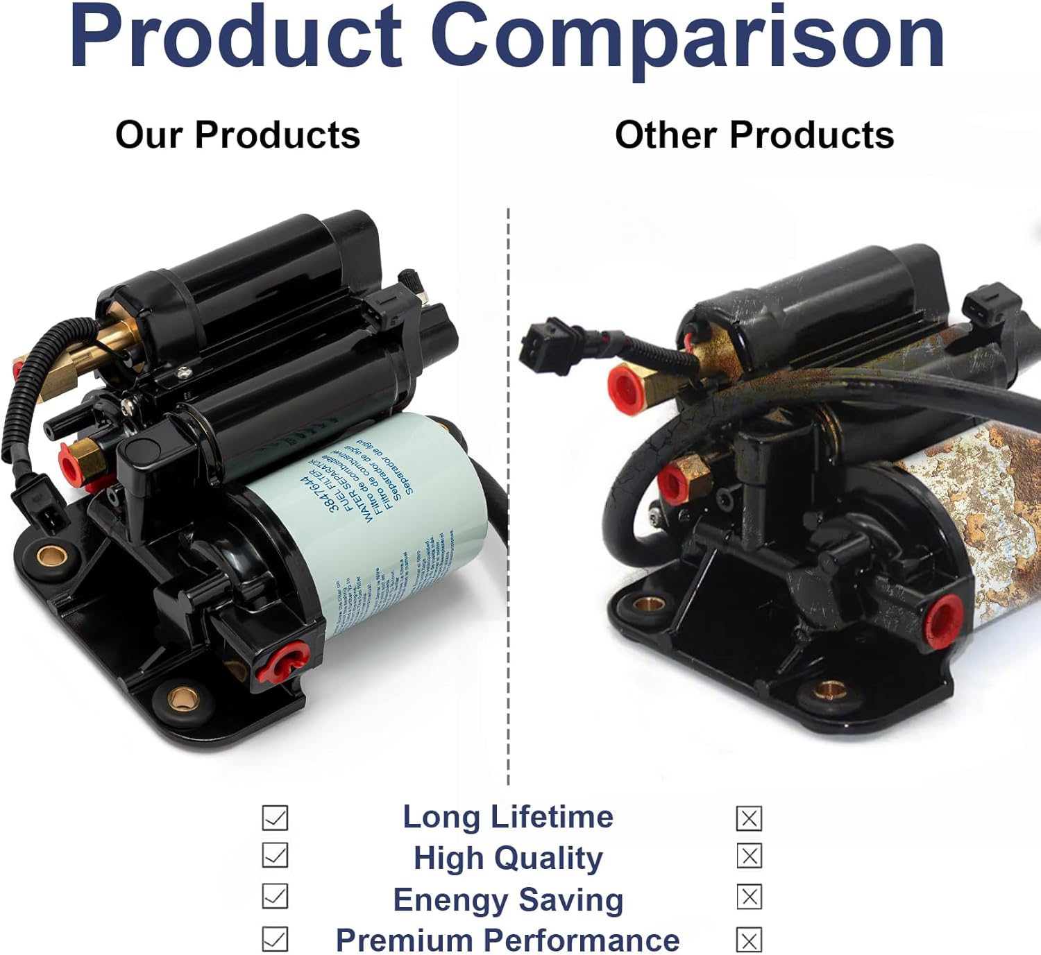 Electric Fuel Pump Module Assembly Compatible with Volvo Penta 4.3L 5.0L 5.7L for 4.3GXI 4.3OSI 5.0GXI 5.0OSI 5.7GI 5.7GXI 5.7OSI 5.7OSXI Replace 21608511 23306461 24333571 21545138 3861355 - Image 6