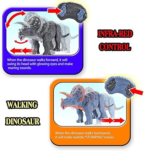 Vista 33 de Liberty Imports Dino Planet - Juguete de dinosaurio a pilas con ojos iluminados y sonidos (terodáctilo)