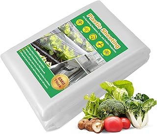 2x3M Gewächshausfolie Schwerlast – 150µm Starke Gartenfolie Transparent – UV-beständige Folie für Gewächshaus, Wetterfest & Wasserdicht, Abdeckfolie für Pflanzen & Gartenbau