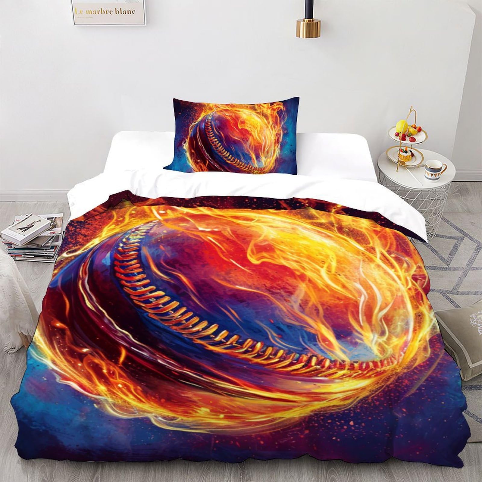 Housse de couette cricket en microfibre pour éliminer les plis et décorer un lit simple