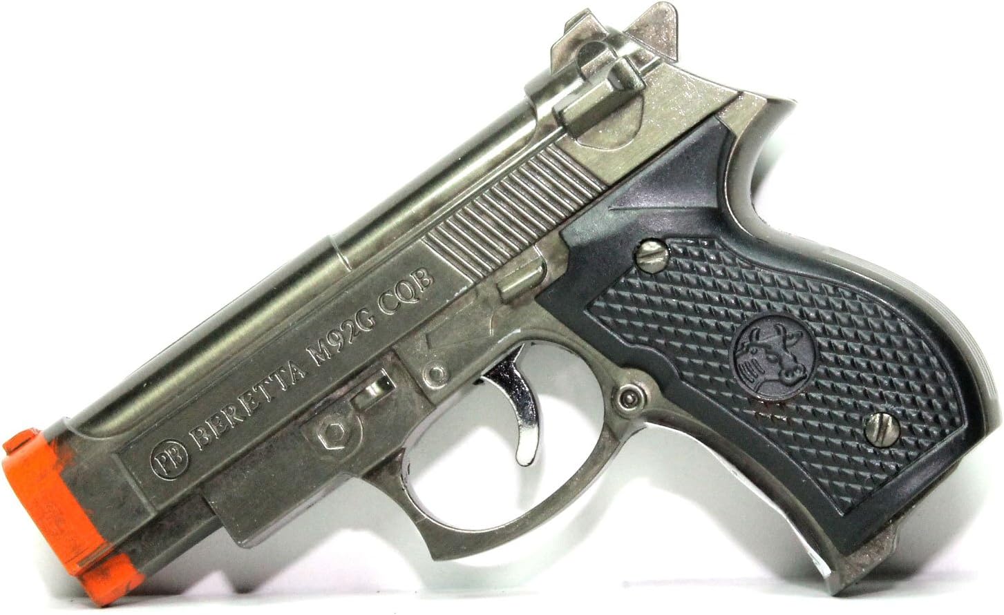G6 Novelty BERETTA Pistol Gun (Not Real) Gun Metal Color Dual Jet Flames Pocket Torch Lighter - New Unboxed โฆ