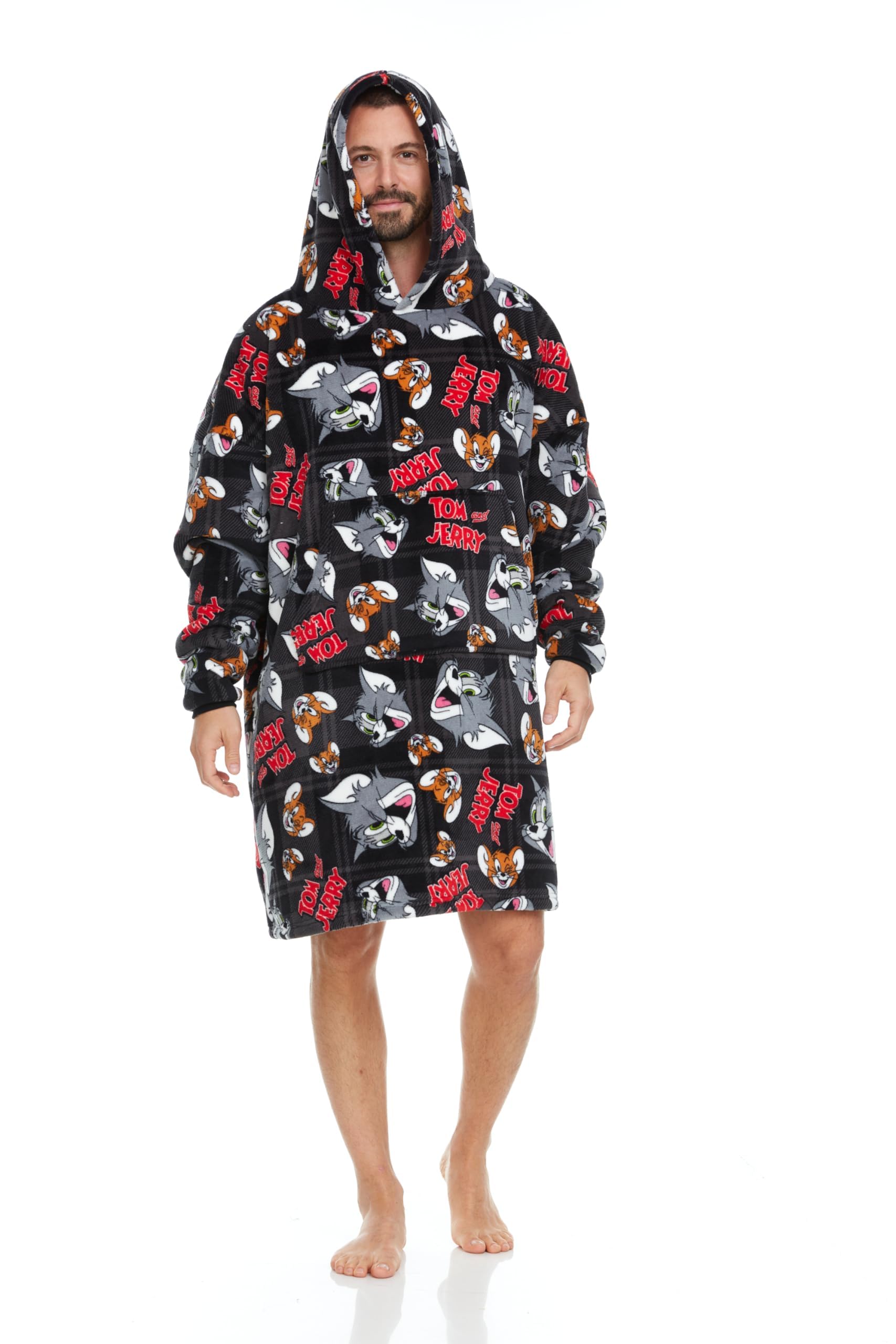 Harry Potter Blanket Hoodie - Bettlejuice Friday the 13th Tom and Jerry Ninja Turtles Gremlins Wearable Blanket