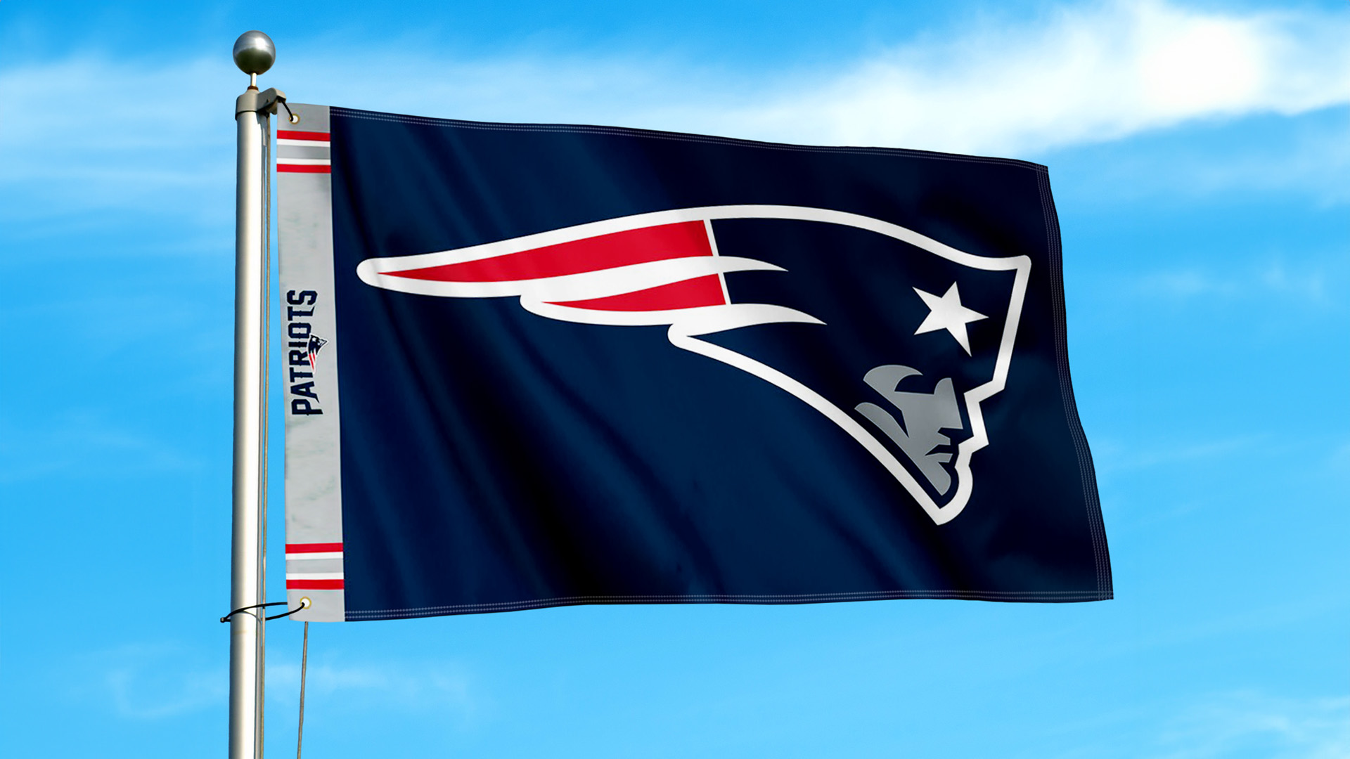 Visière New England Patriots – Noir, Bordure Rouge – Homme – Taille Unique