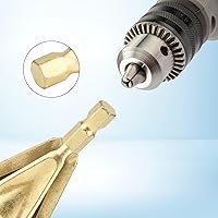 Vista 5 de Herramienta de chaflán externo de desbarbado para quitar rebabas para reparación de brocas, perno externo, repara rápidamente los pernos dañados que