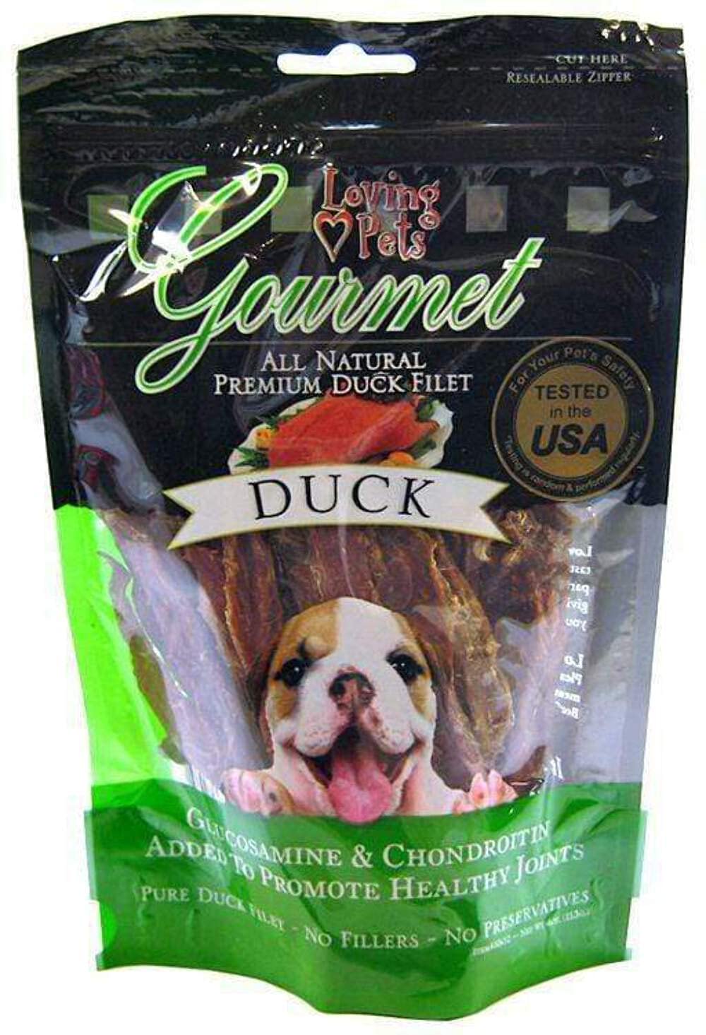 Loving Pets, Corp. Gourmet Meat Treats Duck 4oz
