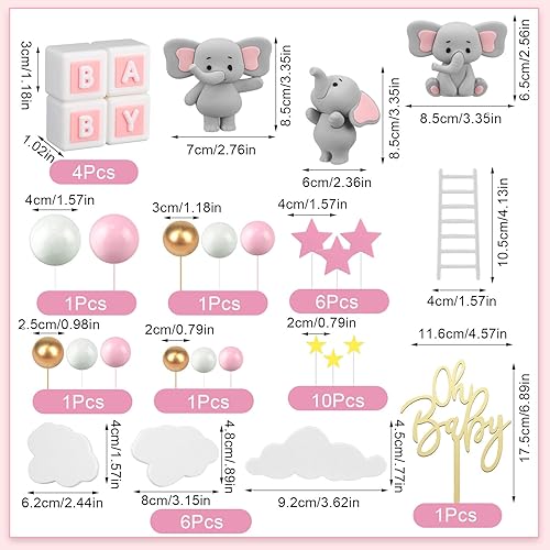 Miniatura 3 de Yinder Decoración de oso para tartas de oso, decoración de pasteles, esferas doradas y blancas de perlas para decoración de fiestas de cumpleaños