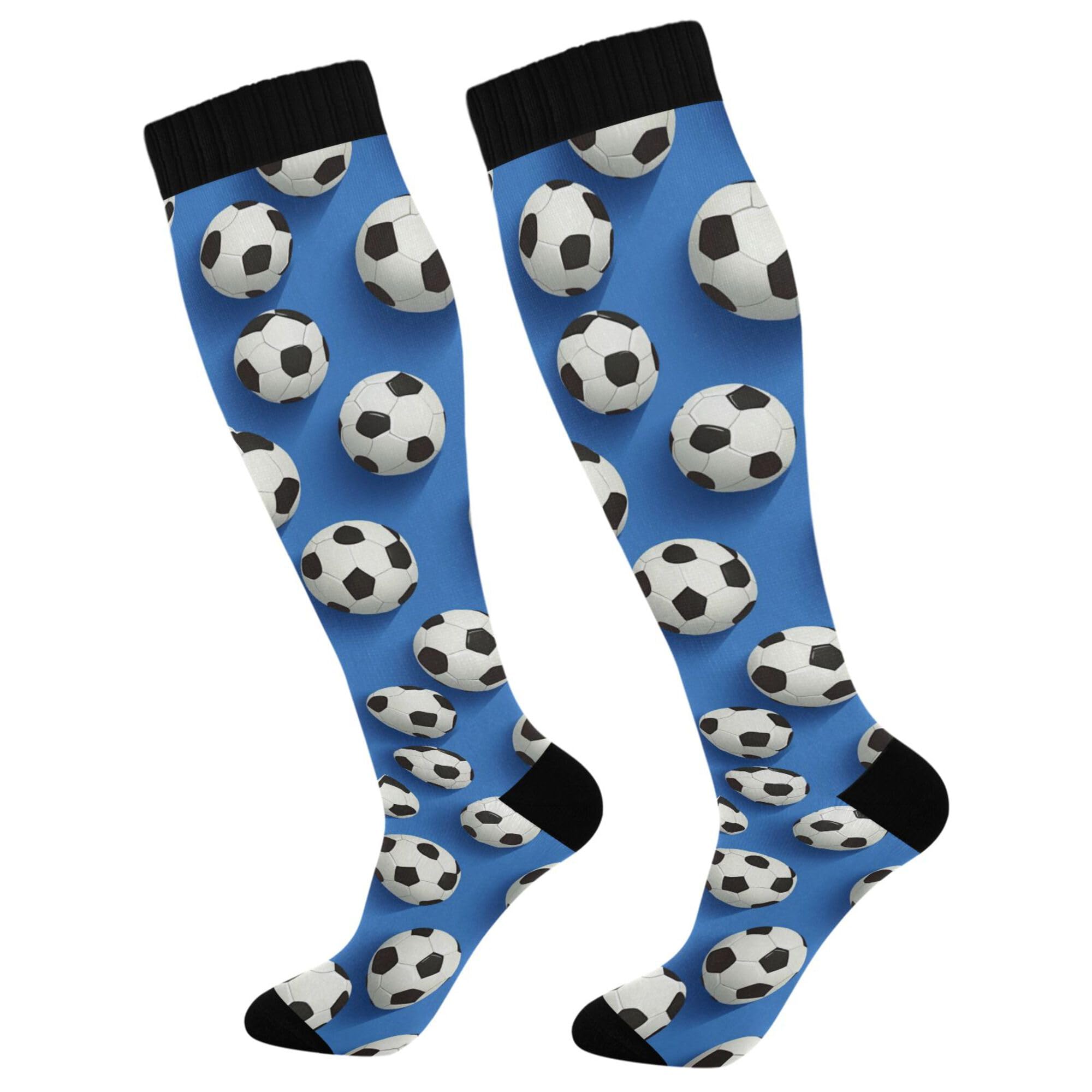 Compression Socks for Men and Women Circulation Wide Calf Knee High Socks Support for Running Medical Travel