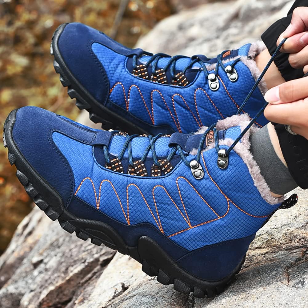 Men's Outdoor Hiking Boots Camping Walking Sports Shoes Snow Boots