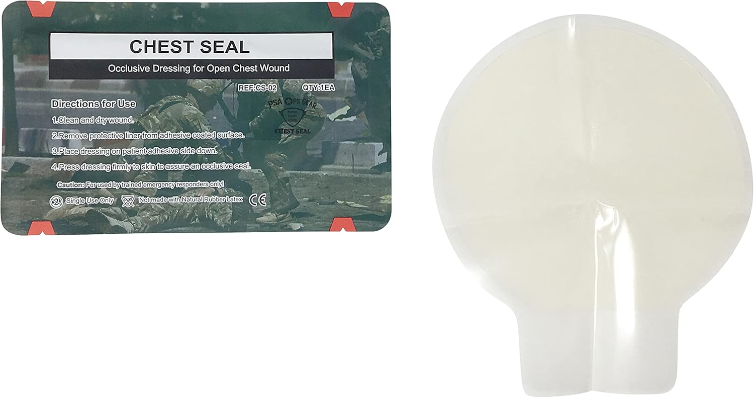 Exclusive Discount 50% Price Hemorrhage Control IFAK - Trauma Pack with Combat Bandage + Trauma Dressing + Chest Seal + Hemostat (Best Sellers)