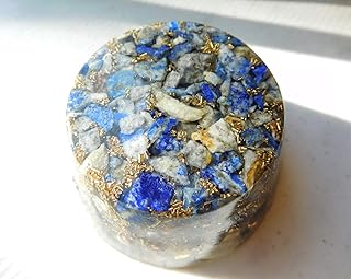 Lapis Lazuli Tower Buster Orgone Generator Energy Accumulator PERFECT GIFTING TOOL!!!! Made 7.83/432/528Hz Frequency with OM Chants Many Beautiful Ingredients!! Orgonite tb