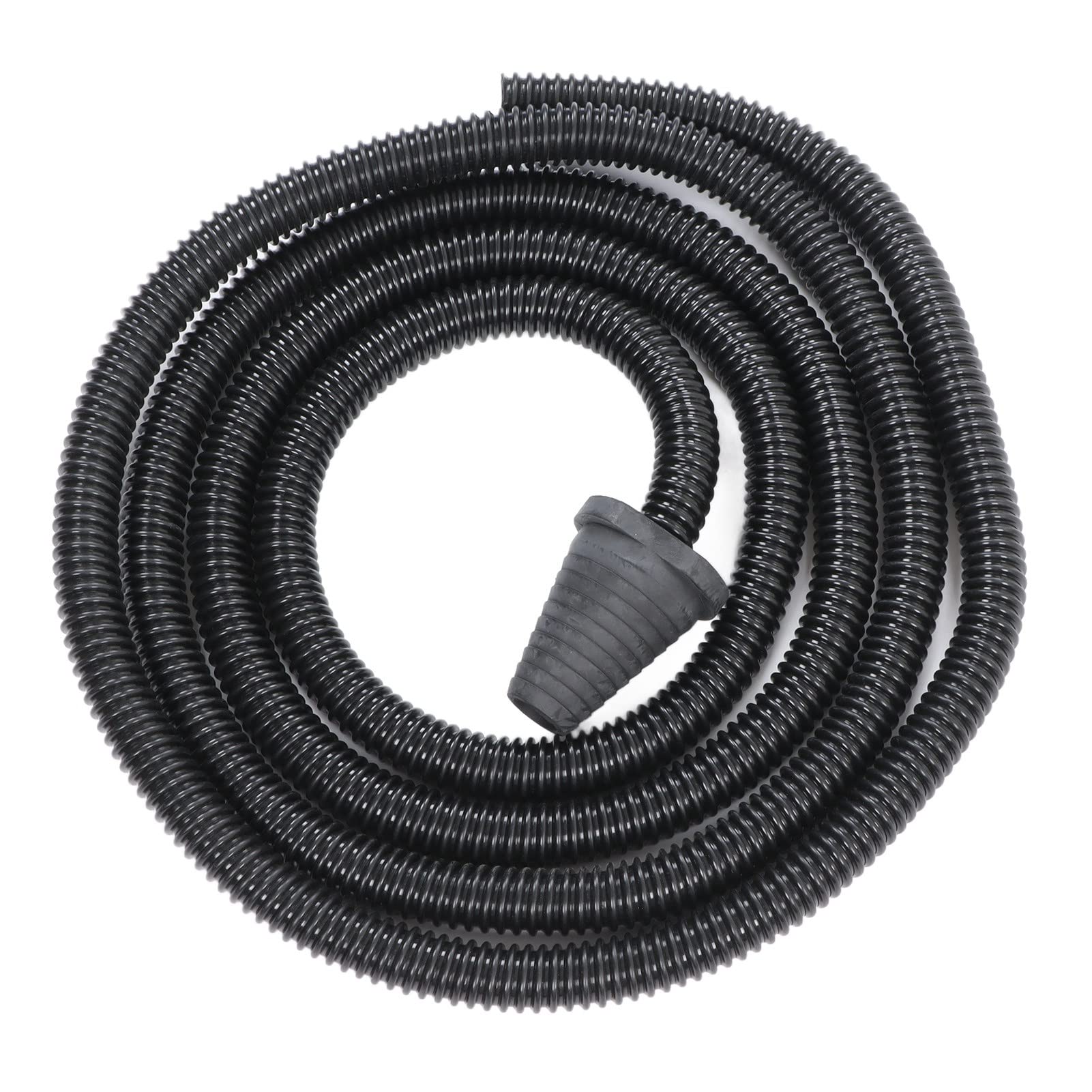 4m/13.1ft Dust Collection Hose, Power Tool Hose Dust Collector with Joint, Rubber Vacuum Hose Replacement Part for Woodworking Home Shop Vacuums