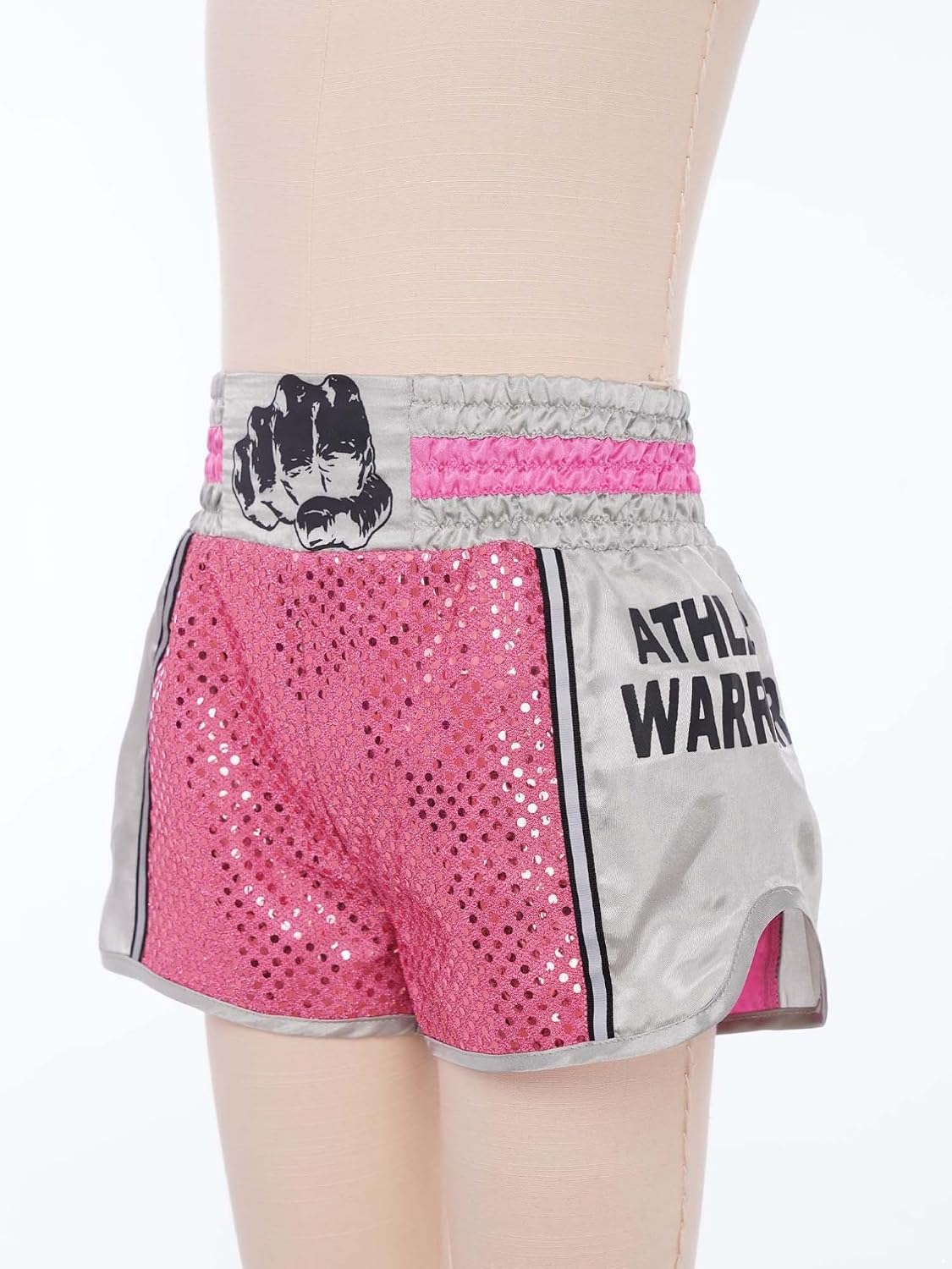 YiZYiF Kids Boys Boxer Kickboxing Muay Thai Shorts Cosplay Costumes Fancy Dress Party Music Festival