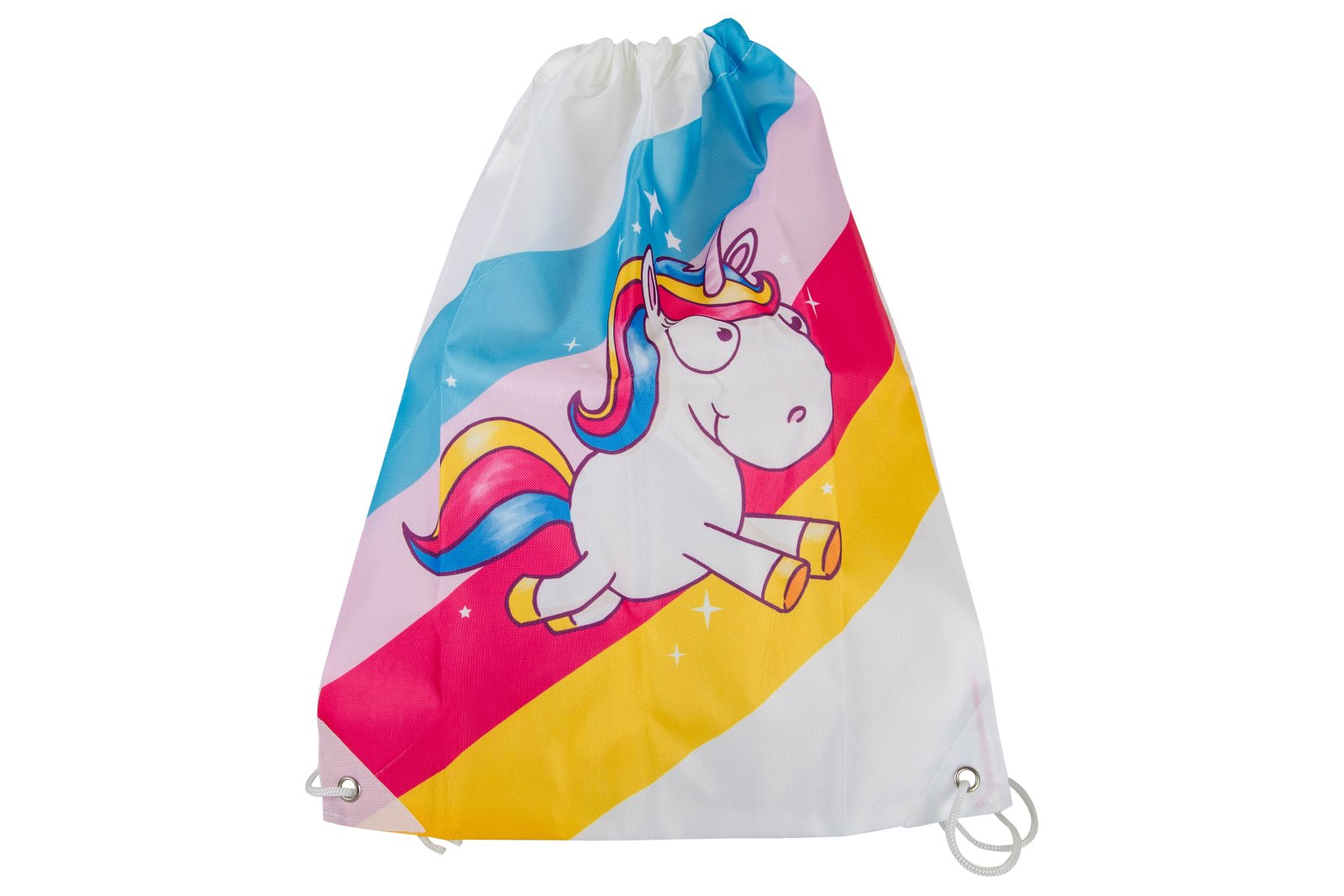 Out Of The Blue Rainbow Unicorn Printed Drawstring Fashion Bag Travel School Sport (Rainbow)