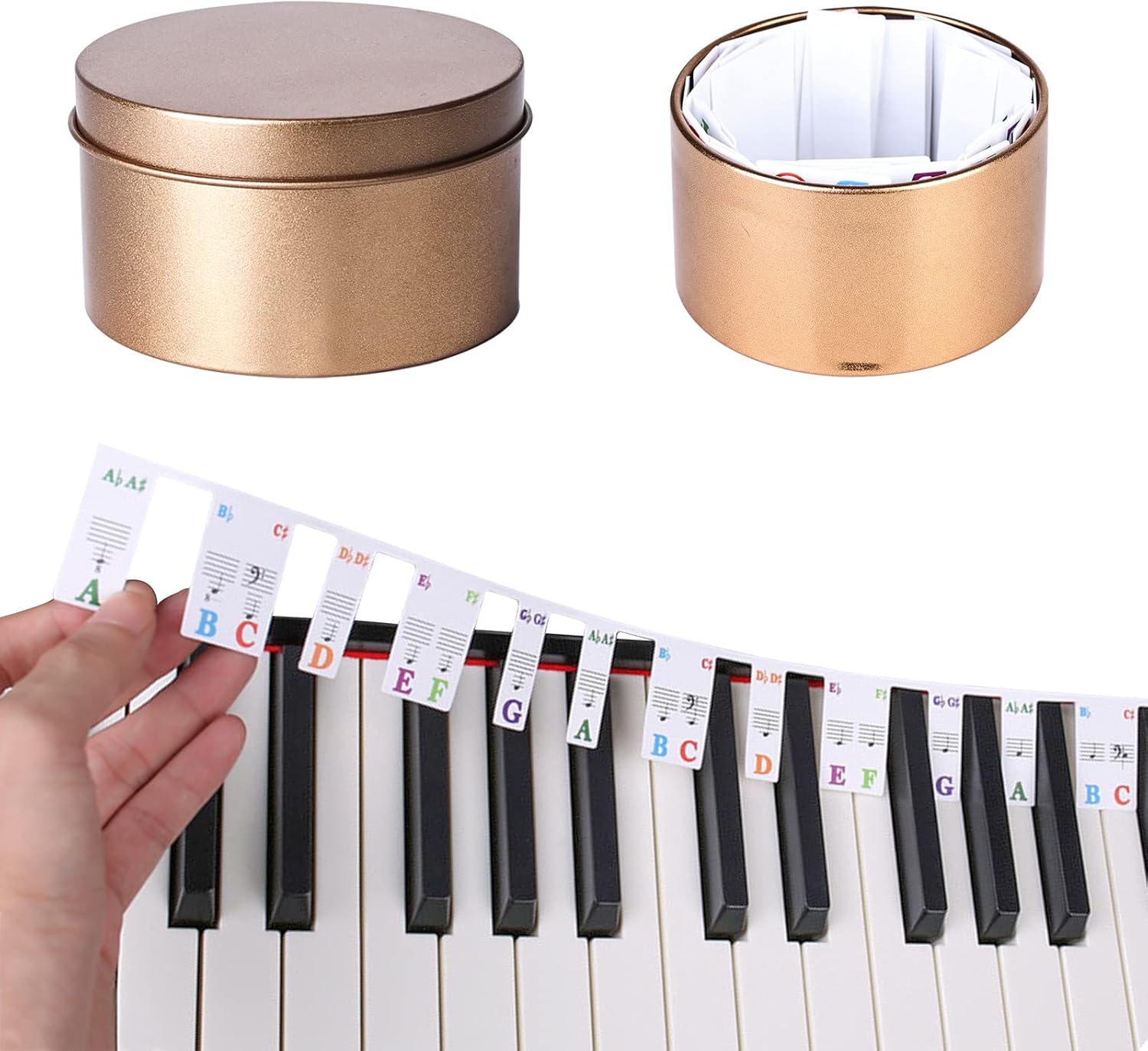 Removable Piano Keyboard Stickers Piano Keyboard 88 Keys