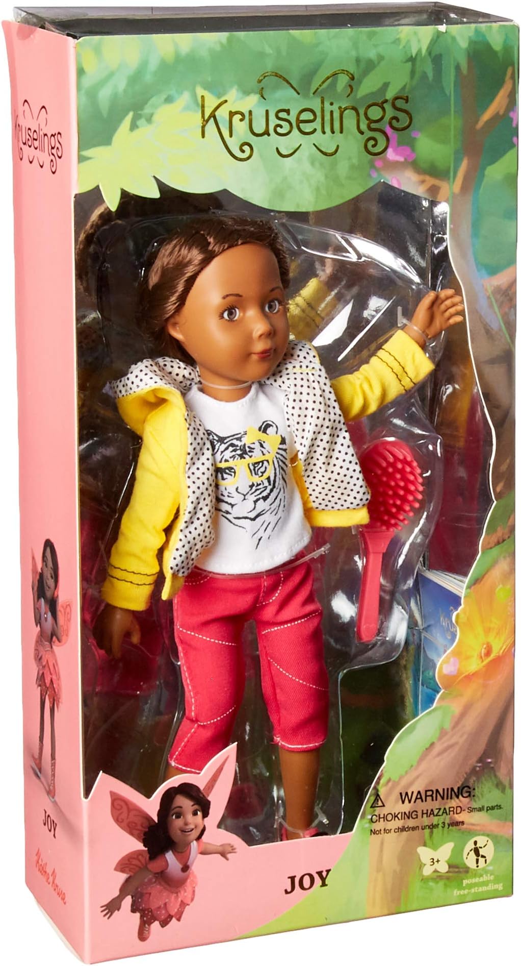 Joy 9" Doll Set - Poseable - Stylish Casual Outfits, Realistic Eyes - Perfect Play Companion for Ages 3-7 - Inspiring Creativity and Fun