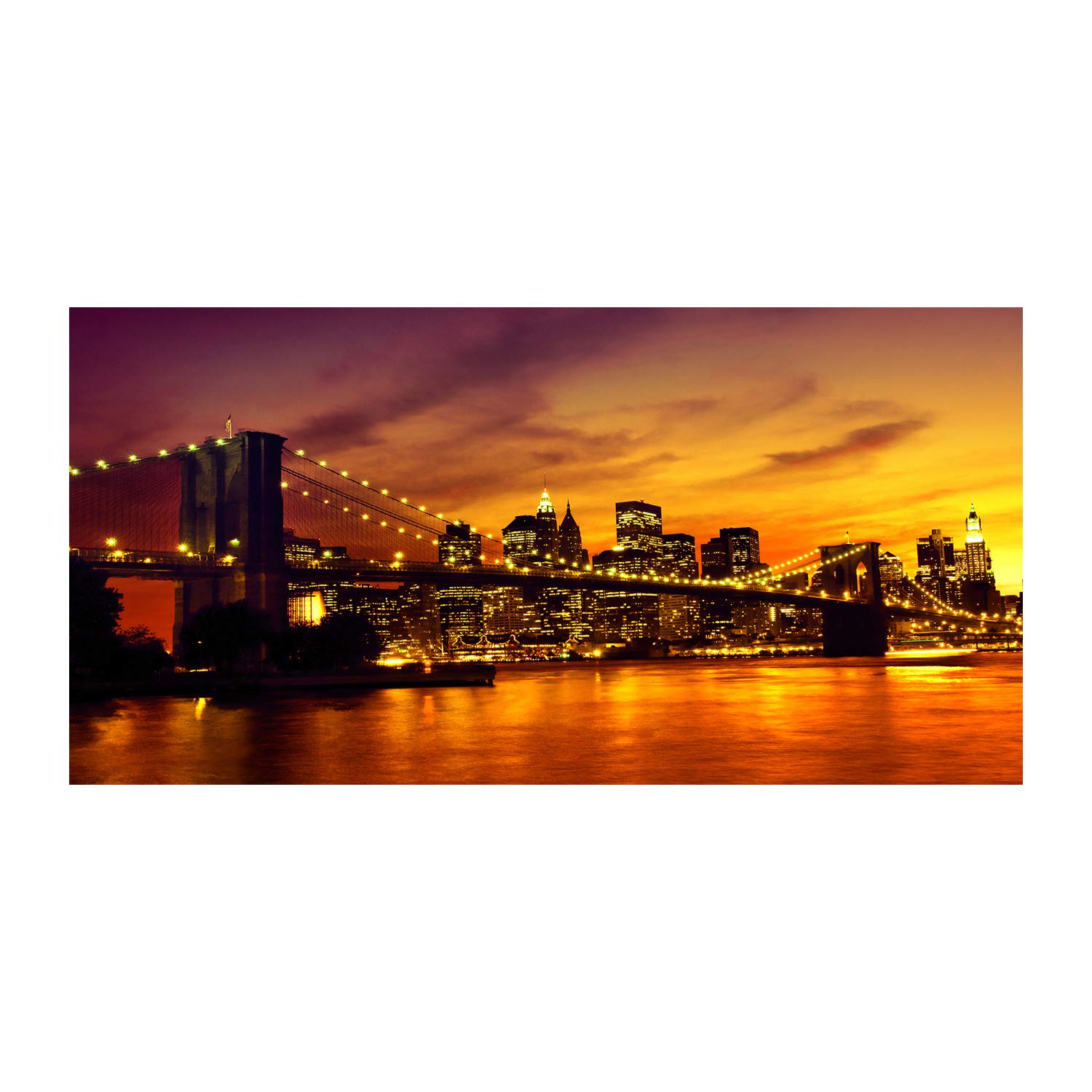 Image Verre Plastique Déco Mural Brooklyn Tulup 120x60cm Tableau Acrylic Glass