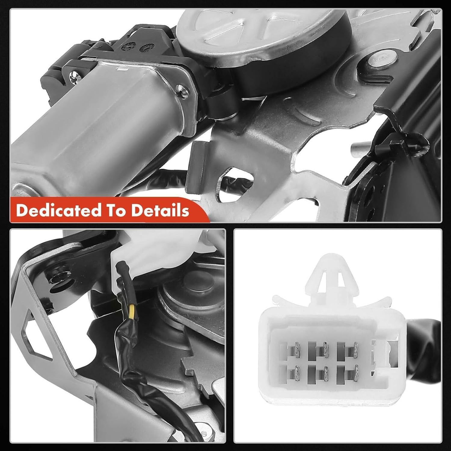 Tailgate Latch Lock Control for Toyota for Sienna 2011-2019 w/Power Lift Gate 6Pin 1-Package Qty Plastic Door