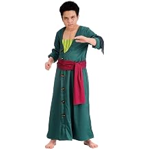 Chaks One Piece Pirate Lorenor Zoro Costume for Children Size 128-152 Anime Carnival Cosplay One Piece