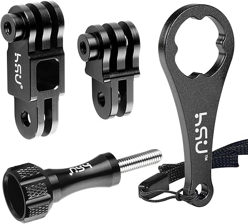 Miniatura 1 de HSU Soporte de juntas rectas de brazo de ajuste de metal de aleación de aluminio, montaje de juntas rectas de la misma dirección para Go Pro Hero