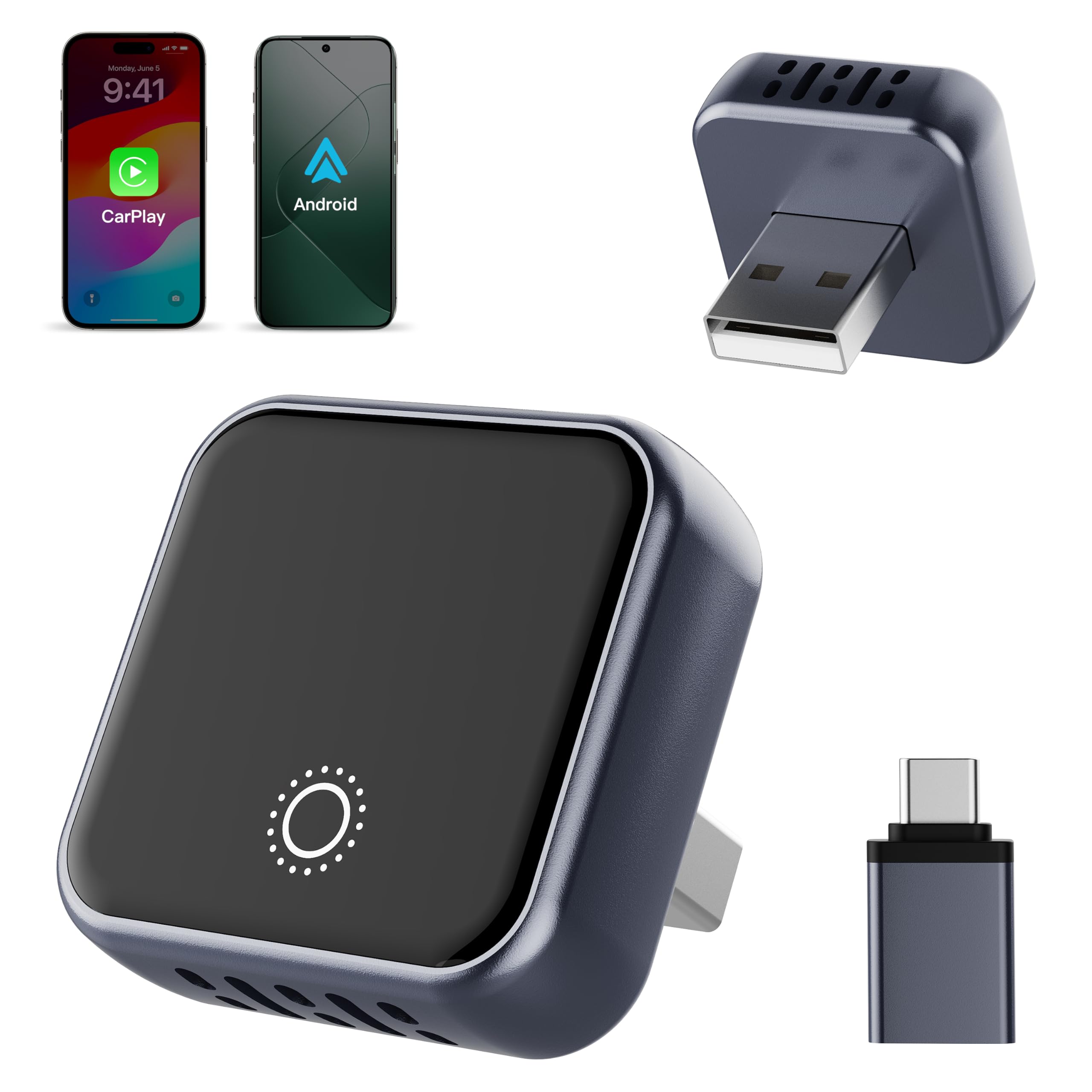 OneCarStereo Mini 2026ワイヤレス 2in1 CarPlay Amazon.com: 2026 Upgraded 2in1 Mini Wireless CarPlay & Android