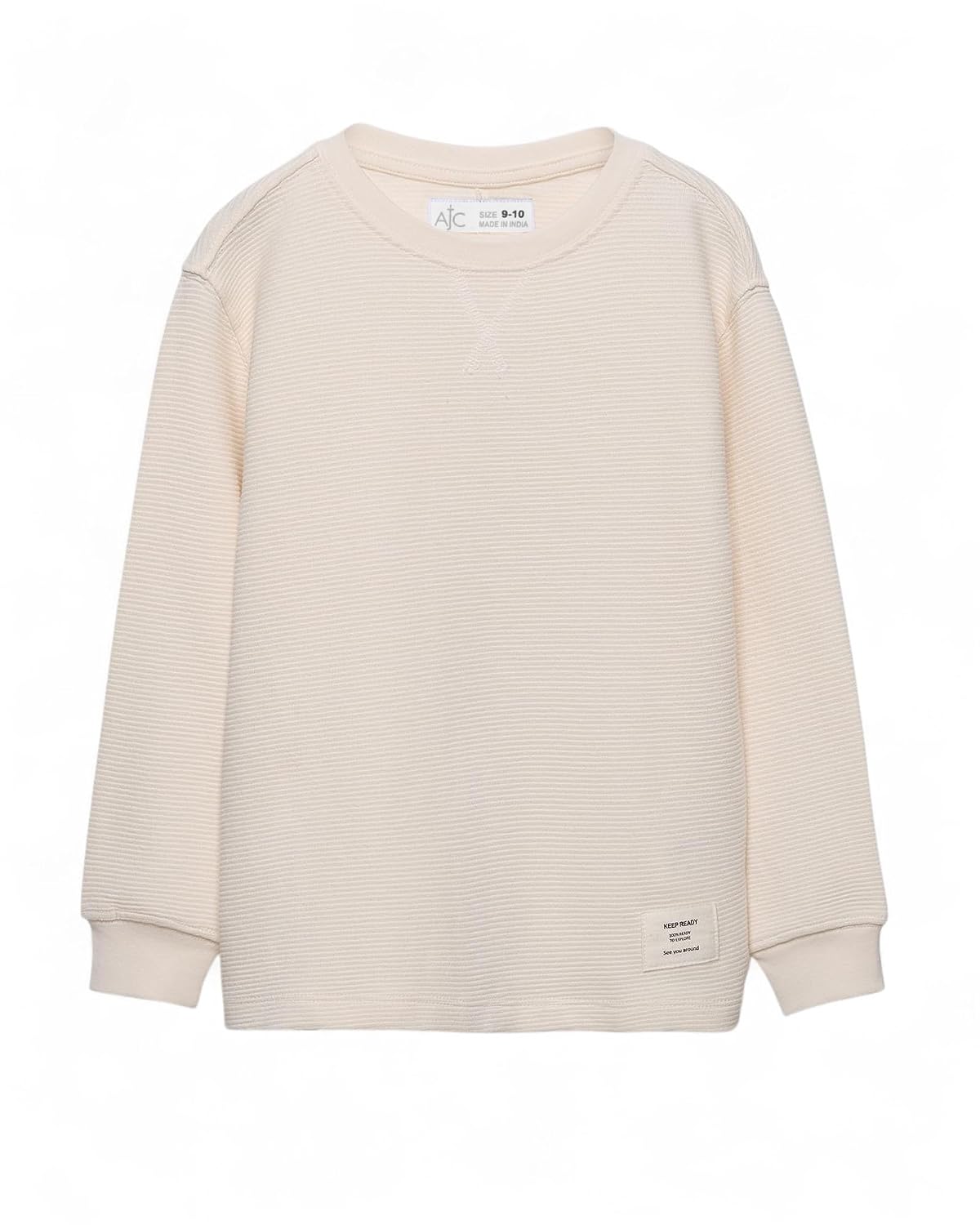 Alan Jones Clothing Boys Corduroy Full Sleeve T-Shirt | Age 5-16 Years | Round Neck, Cuffed Hems, Regular Fit - Review, Price and Buying Guide