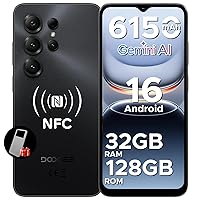 Luzglo Note 56X Pro Android 16 Smartphone, 6150mAh Batteria