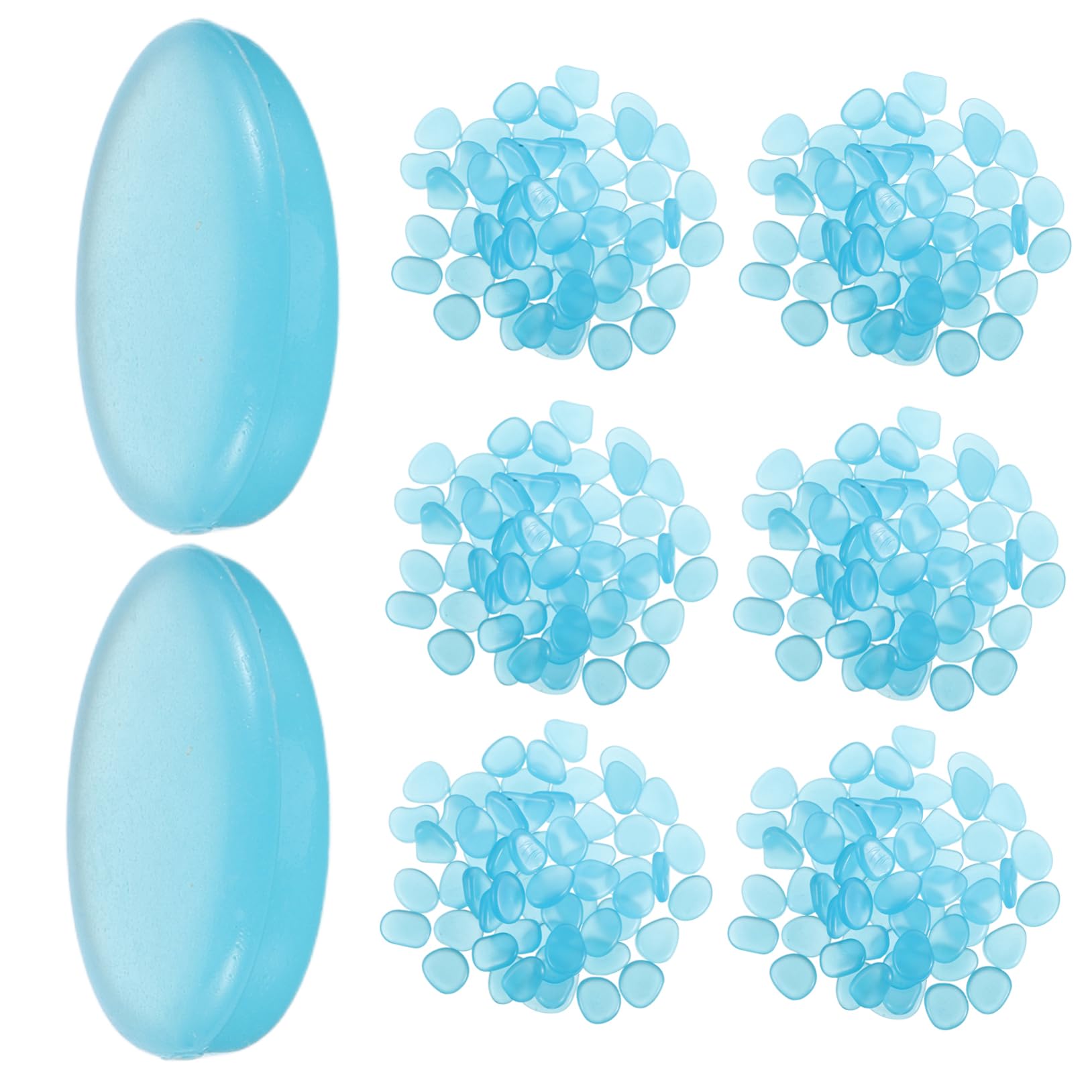 ibasenice 400piezas Piedras Luminosas Para Paisajismo De Decorativa Para Plantas Maceta y Bonsáis Iluminación Para Caminos De Jardín