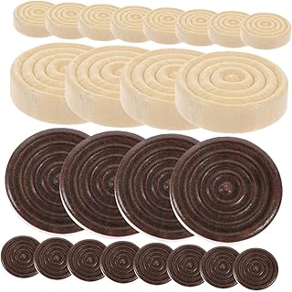 TOYANDONA 24pcs Pieces Chess Accessories Wooden Chess Pieces Wooden Chess Board Desktop Accessories Checkers Crokinole Board Game Wooden Backgammon Pieces Checkers Pieces Checker Pieces Set