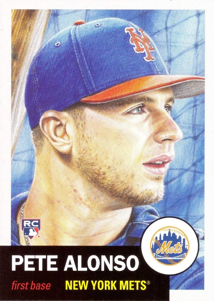 2019 Topps Living Set Baseball #176 Pete Alonso Rookie Card New York Mets - Only 8,695 made!