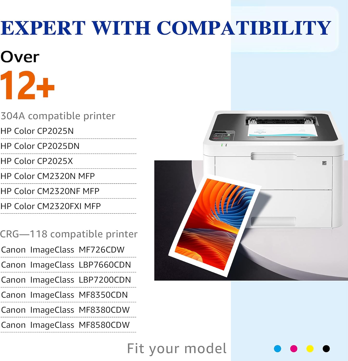 Crаzу Clеаrаnсе HaloFox Remanufactured Toner Cartridge Replacement for Canon 118 HP 304A for Canon Color Imageclass MF8580CDW MF8380CDW MF8350CDN MF726CDW for HP Color Pro CP2025DN CM2320NF Printer (4 Pack) Blасk Frіdау Clеаrаnсе HaloFox Remanufactured Toner Cartridge Replacement for Canon 118 HP 304A for Canon Color Imageclass MF8580CDW MF8380CDW MF8350CDN MF726CDW for HP Color Pro CP2025DN CM2320NF Printer (4 Pack)