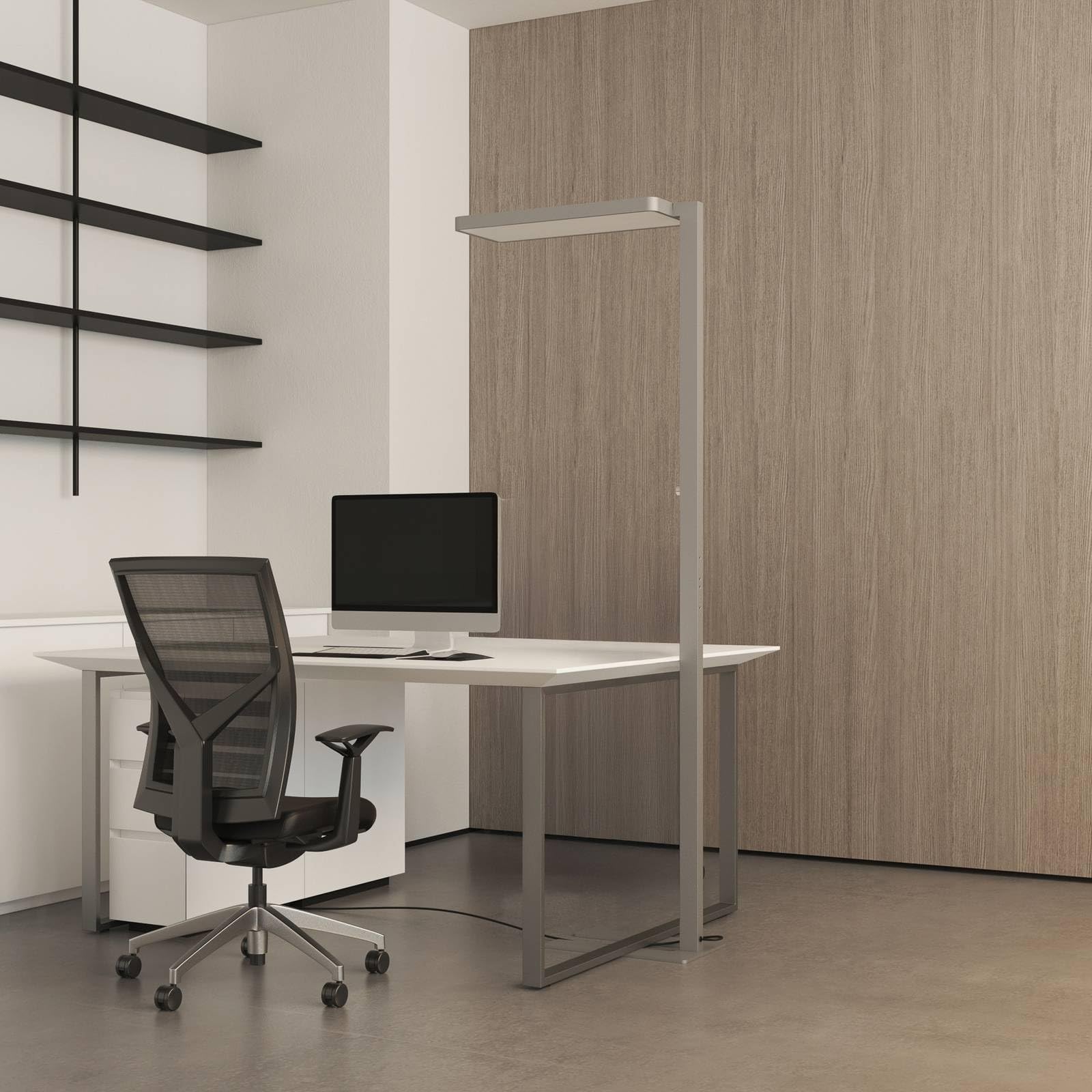 Arcchio LED Timon (nowoczesny) aluminium z aluminium m.in. do gabinetu/biura, w zestawie źródło światła