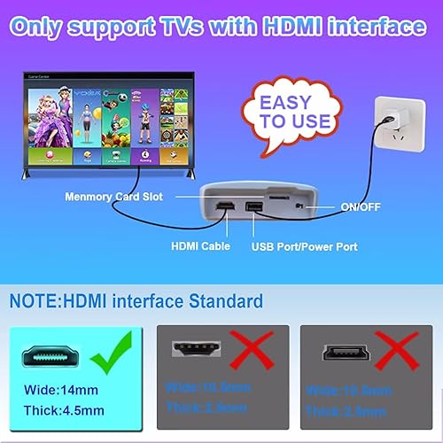 Miniatura 5 de Consola de juegos de TV con más de 100 juegos incorporados, máquina de videojuegos con control somatosensorial de gamepad inalámbrico 2.4G, USB Plug