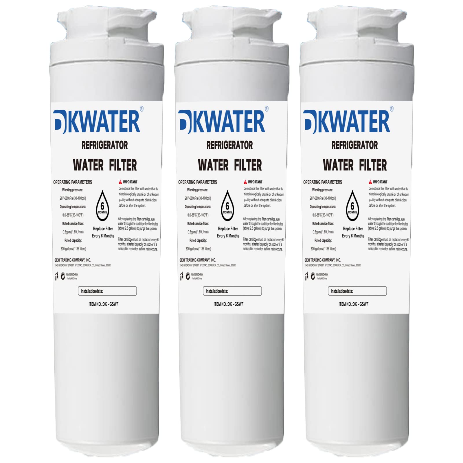 冷蔵庫・冷凍庫 GE Smart Water Refrigerator Filter GSWF GE GSWF Refrigerator Water Filter, 1-Pack : Amazon.ca: Home