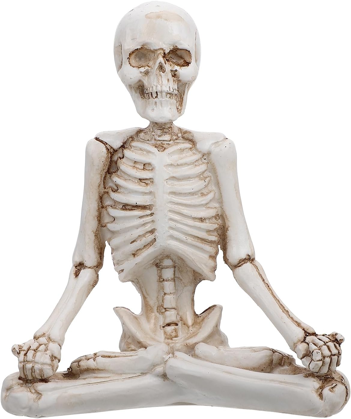 VICASKY Skeleton Yoga Figures Halloween Decorations Small Yoga Skull Ghost Model Skull Resin Crafts Home Ornament Halloween Party Decor Supplies