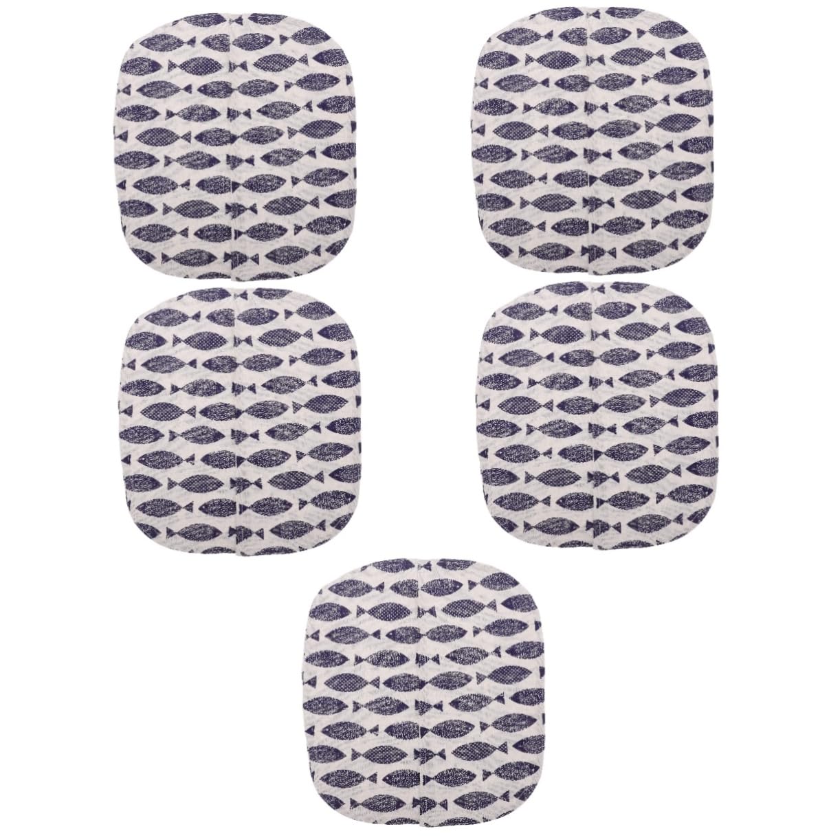 HEMOTON 5 Pièces Porte de Litière pour Chat Compatible avec Bac à Litière Automatique Rideau Éclaboussures pour Toilette de Chat Durable et Facile à Installer