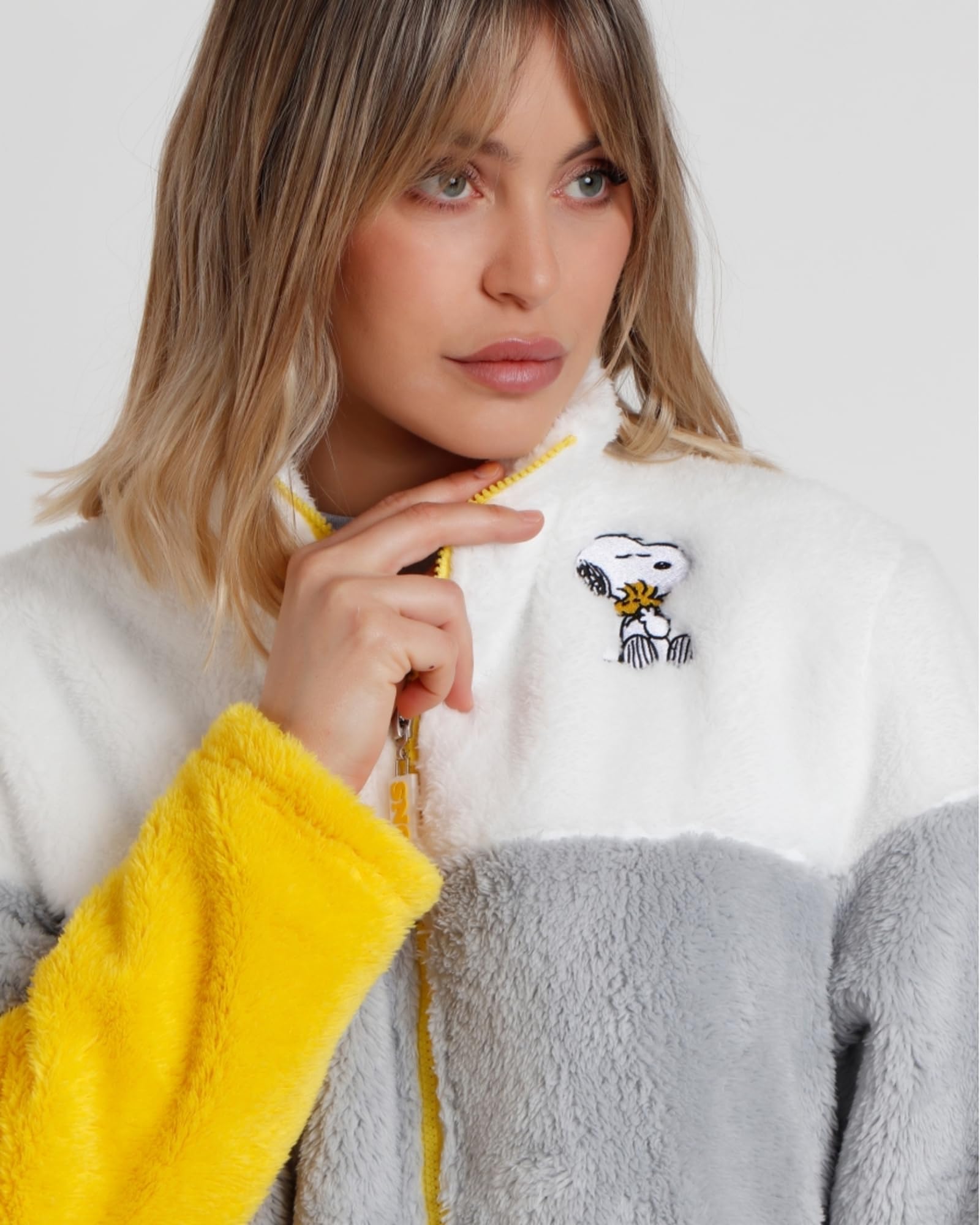 PEANUTS Snoopy Funny - Vestaglia a maniche lunghe, da donna